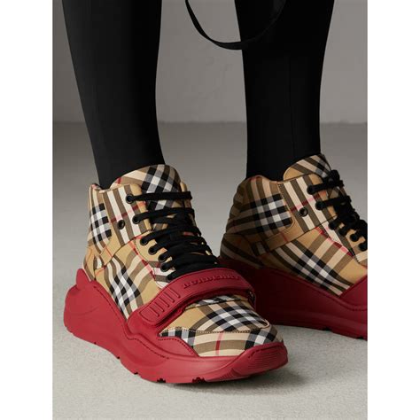 burberry vintage check|burberry check high top sneakers.